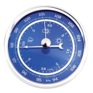 2 3/4" Blue Barometer Clock Insert  