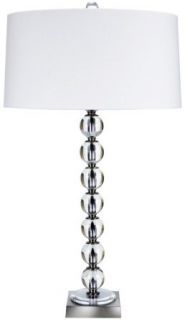 Larry Laslo Stacked Ball Crystal Table Lamp    