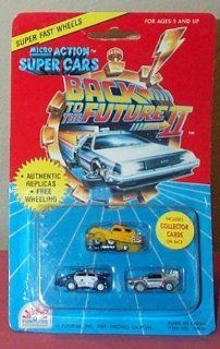 Back to the Future II Micro Action Super Cars Toys & Games