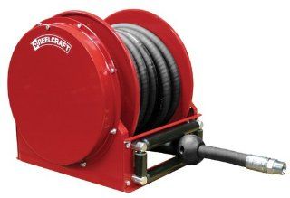 Reelcraft FSD13035 OLP 3/4" x 35 ft Spring Retractable Compact Fuel Reel w/ Hose   Air Tool Hose Reels  