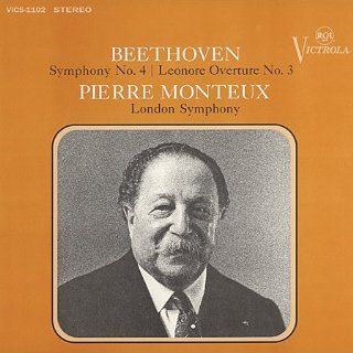 Pierre Monteux   Beethoven Symphony No. 4/Leonore Overture No. 3 200G LP Beethoven, Pierre Monteux Music
