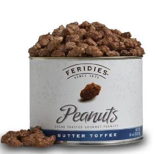 FERIDIES Butter Toffee Peanuts, 18 Ounce Can  Toffee Candy  Grocery & Gourmet Food