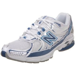 New Balance Women's Wrw760 Fitness Walking Shoe, White/Blue, 6 B Shoes
