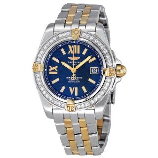 Breitling Cockpit Lady Diamond Gold and Stainless Steel Ladies Watch B7135653 C760TT at  Women's Watch store.