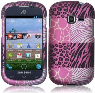 Samsung S738c S738 c Galaxy Centura Straight Talk Pink Exotic SKINs HARD RUBBERIZED CASE SKIN COVER PROTECTOR Cell Phones & Accessories