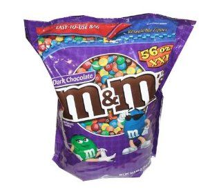 M&M's Dark Chocolate  56 oz Bag  Chocolate Assortments And Samplers  Grocery & Gourmet Food