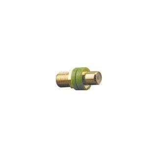 Oem Systems Company X RG GR RCA F Connector Solderless Connectors with Green Color Coded Insulators Electronics