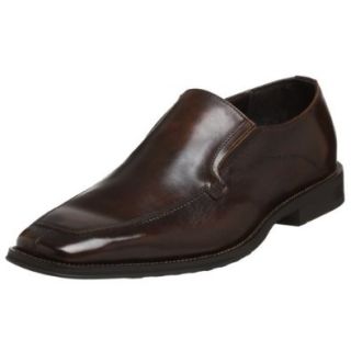 Florsheim Men's Preston Split Toe Slip On, Brown, 9.5 D US Shoes