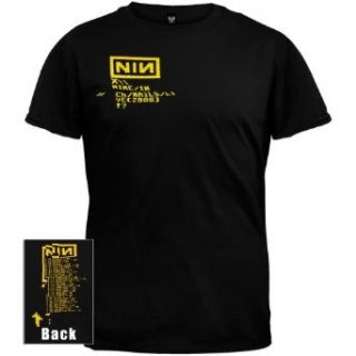 Nine Inch Nails   Tour Logo T Shirt Clothing