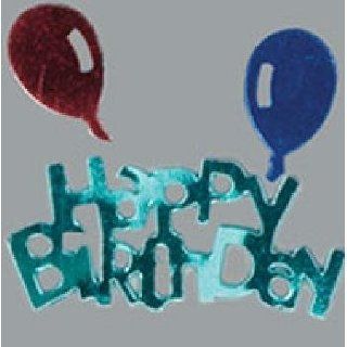 Confetti Happy Birthday Balloon Multicolor Toys & Games
