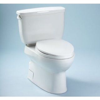Toto Toilets Bidets CST764SG Toto Vespin Two Piece Toilet 1 6 GPF SanaGloss Cotton White   Tools Products  