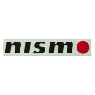 Nissan Nismo Sticker Black Letters / Red O (6.0" x 7/8") 999G1 SR002BK Automotive
