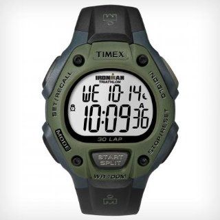 TIMEX Ironman 30 Lap Watch, Green/Black Watches