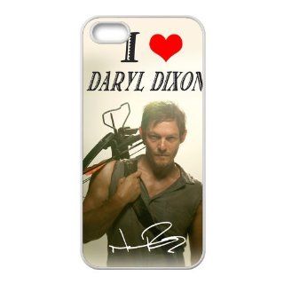 The Walking Dead I Love Daryl Dixon iPhone 5 5S Durable and lightweight Cover Case Cell Phones & Accessories