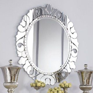 American Drew Jessica McClintock Round Venetian Mirror   Wall Mounted Mirrors