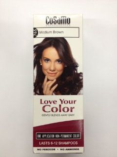 CoSaMo  Love Your Color  Ammonia & Peroxide Free Hair Color #738 Natural Dark Blonde (Pack of 3)  Chemical Hair Dyes  Beauty