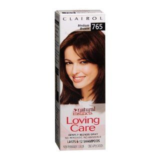 Clairol Loving Care Hair Color Crme Lotion 765 Medium Brown, 3 oz, 1 ea Health & Personal Care