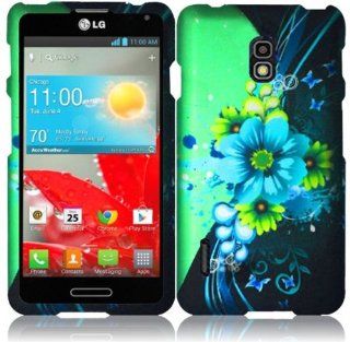 Pleasing Flower Design Hard Case Cover Premium Protector for LG Optimus F7 US780 (by Boost Mobile / US Cellular) with Free Gift Reliable Accessory Pen Cell Phones & Accessories