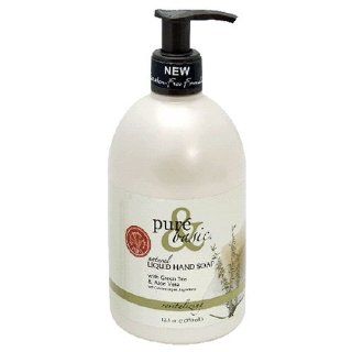 Pure & Basic Natural Liquid Hand Soap, Revitalizing, 12.5 Ounces (Pack of 3)  Beauty
