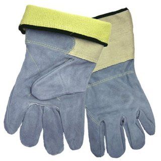 Global Glove 2150KFGC Kevlar Leather Premium Grade Glove with Full Back and Gauntlet Cuff, Cut Resistant, Extra Large (Case of 72)