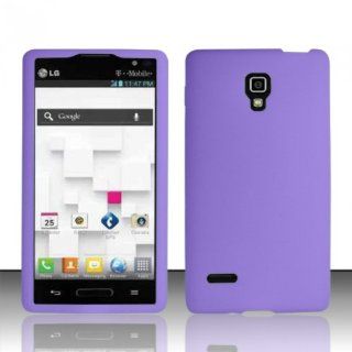 For LG Optimus L9 P769 / P760 (T Mobile) Silicon Skin Cover   Purple SC Cell Phones & Accessories