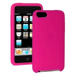 New Amzer Silicone Skin Jelly Case Hot Pink For Ipod Touch 3Rd Gen Ipod Touch 2G Fashionable Cell Phones & Accessories