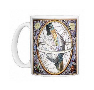 Photo Mug of Celestial chart of a Ptolemaic view of the universe from Mary Evans Kitchen & Dining
