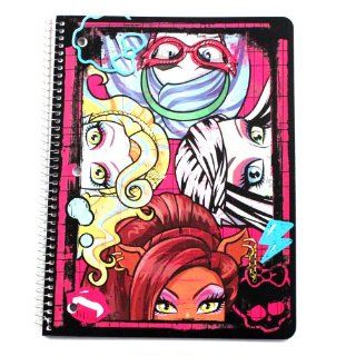 Monster High Spiral Notebook 50 Sheet 1 Subject School Wide Ruled Journal Pad  Personal Organizers 