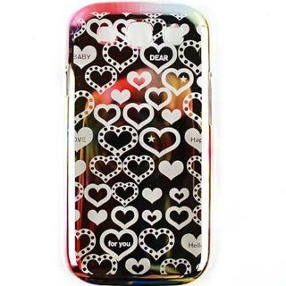 Cell Armor I747 NOV E12 CD003 Hybrid Novelty Case for Samsung Galaxy S III I747   Retail Packaging   See Thru Hearts Cell Phones & Accessories