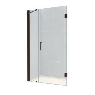 DreamLine SHDR 20357210C 06 Unidoor Frameless Hinged Shower Door, 35 to 36 Inch, Oil Rubbed Bronze Finish    