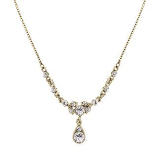 Downton Abbey Sparkling Crystal Drop Necklace Jewelry