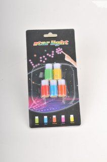 Romantic 5 PCS LED Mini Stick on Night Light Lamp Romantic Vanlentilne Christmas Gift Mixed Color 751    