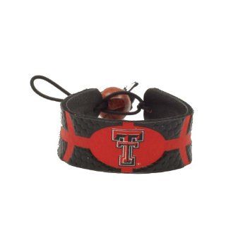 NCAA Texas Tech Red Raiders Team Color Basketball Bracelet  Sports Fan Bracelets  Sports & Outdoors