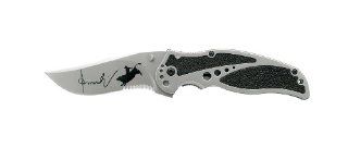 Kershaw Rodeo Storm II Knife with 2008 PBR World Champion Guilherme Marchi Signature on Partially Serrated Blade  Hunting Folding Knives  Sports & Outdoors