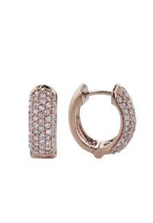 Effy Jewlery Pave Classica Diamond Hoop Earrings, 0.55 TCW Jewelry