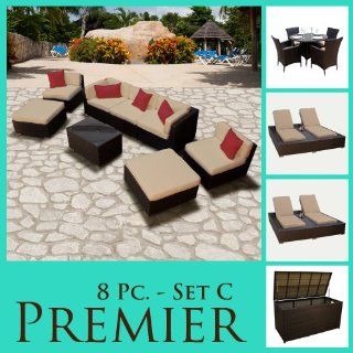 Premier 16 Piece Outdoor Wicker Patio Furniture Set 08cp42jjs  Outdoor And Patio Furniture Sets  Patio, Lawn & Garden