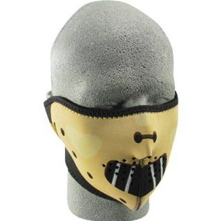 Zan Headgear Hannibal Men's Neoprene Half Face Mask Sports Racing Motorcycle Helmet Accessories   One Size Fits All Automotive