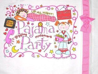 Children's Kids PAJAMA PARTY Birthday Girls Pillowcase  