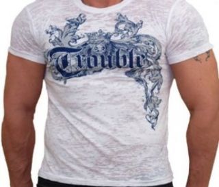 Mens Trouble Graphic Athletic T Shirt at  Mens Clothing store Fashion T Shirts