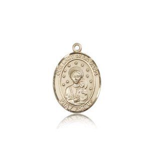 14kt Gold O/L of La Vang Medal Jewelry