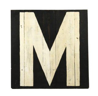 ZENTIQUE Wooden Letter, Monogrammed M   Home Decor Products