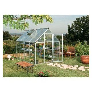 Brighton 6 x 6 Silver Premium Greenhouse  Patio, Lawn & Garden