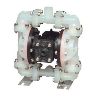 Sandpiper Air Operated Double Diaphragm Pump   15 GPM, Santoprene Fittings, Model# S05B2P1TPN5000   Portable Power Water Pumps  