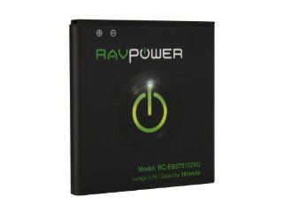 RAVPower 1800mAh Li ion Battery For Samsung Galaxy S 4G T959v, Galaxy S I9000, Galaxy S2 Epic 4G Touch SPH D710(Sprint), Galaxy S2 SCH R760(U.S. Cellular), fits EB575152VA Cell Phones & Accessories