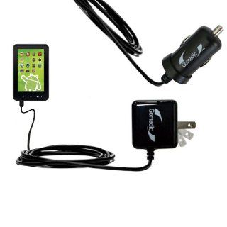 Gomadic Car and Wall Charger Essential Kit for the Zeki 7 Tablet TB782B   Includes both AC Wall and DC Car Charging Options with TipExchange Computers & Accessories