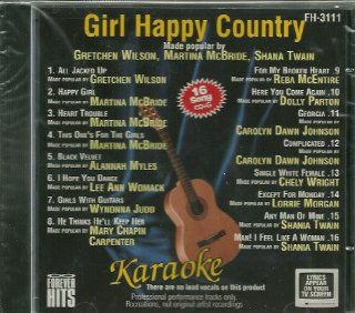 FOREVER HITS Karaoke GIRL HAPPY COUNTRY FH 3111 CDG 16 Songs Music