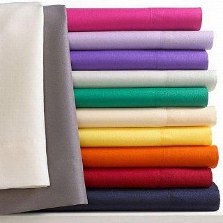 Essentials Collection Solid Microfiber King Sheet Set Purple   Pillowcase And Sheet Sets
