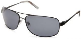 S4 Cooper 762S4PBKGY Polarized Wrap Sunglasses,Black,70 mm Clothing
