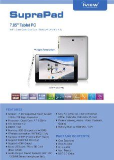 iview Suprapad Iview 785TPC 7 Inch 4 GB Tablet (White)  Computers & Accessories