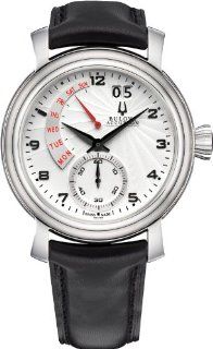 Bulova Accutron Men's 63C102 Amerigo Watch with Black Leather Band Watches